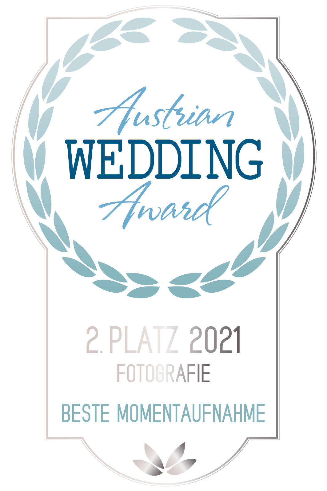 Austrian Wedding Award 2021 - 2. Platz Momentaufnahme